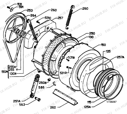 Взрыв-схема стиральной машины Zanussi ZWD1052T - Схема узла W30 Drum C